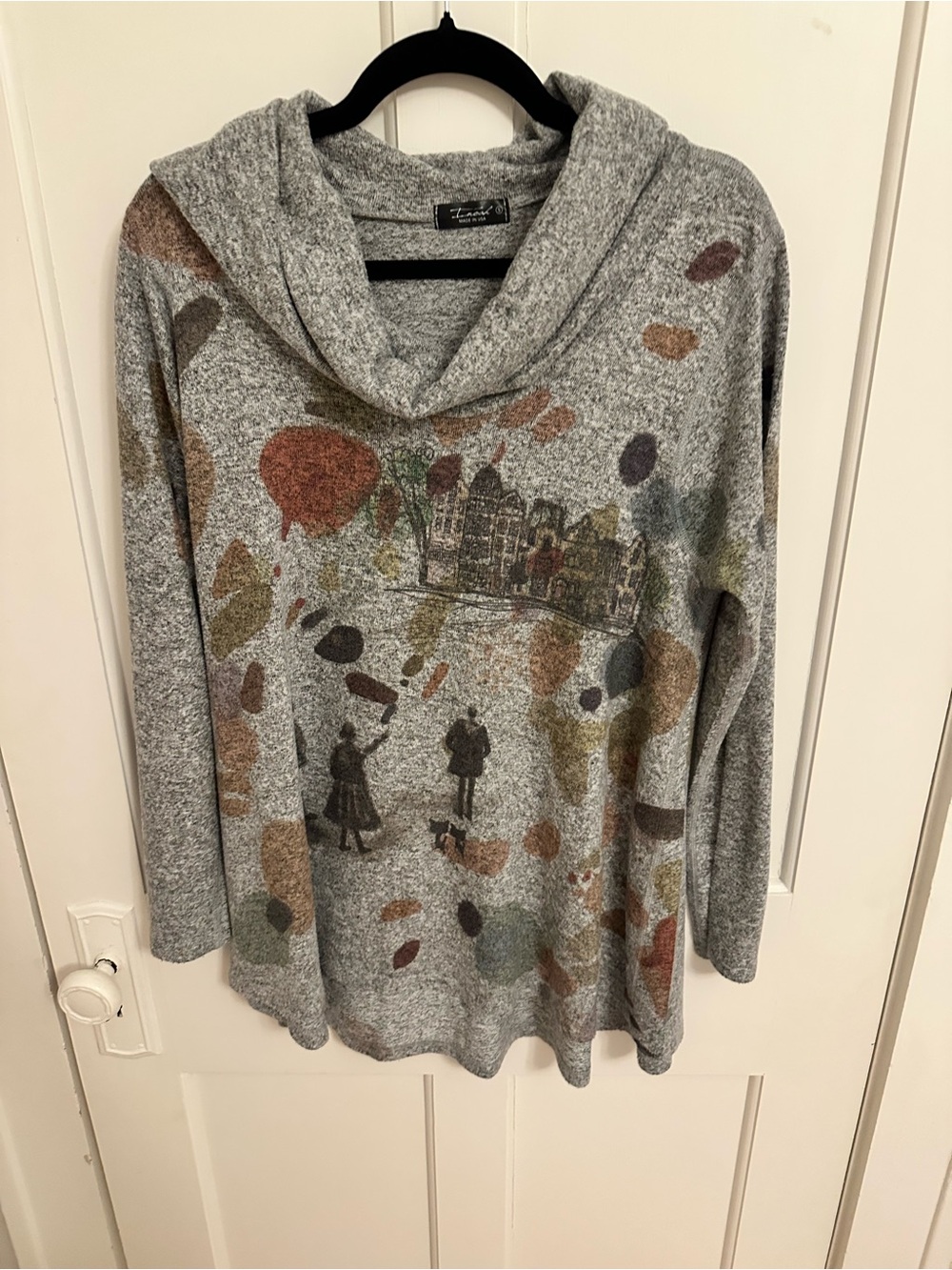 Inoah Boutique Tunic Cowl Neck Whimsy Ballon’s French Scene